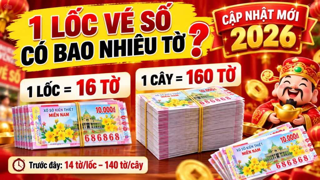 1 Lốc Vé Số Có Bao Nhiêu Tờ? Cập Nhật Mới 2026