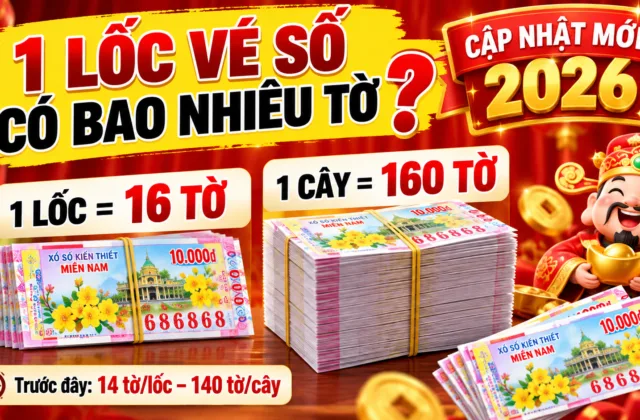 1 Lốc Vé Số Có Bao Nhiêu Tờ? Cập Nhật Mới 2026