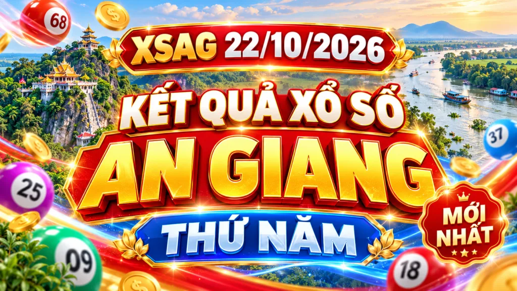 Kết quả xổ số An Giang 22/10/2026