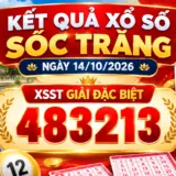 Kết quả xổ số Sóc Trăng 14/10/2026