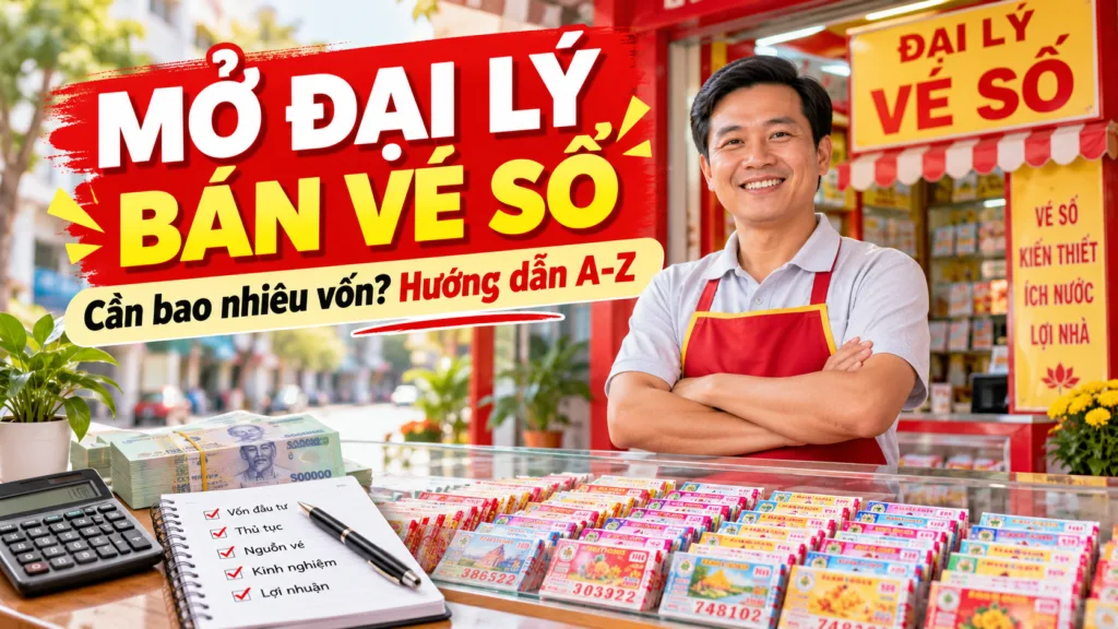 Mở Đại Lý Bán Vé Số Cần Bao Nhiêu Vốn? Hướng Dẫn A–Z