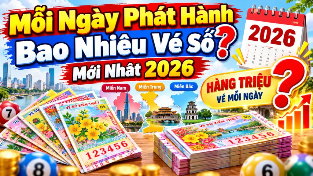 Mỗi Ngày Phát Hành Bao Nhiêu Vé Số? Mới Nhất 2026