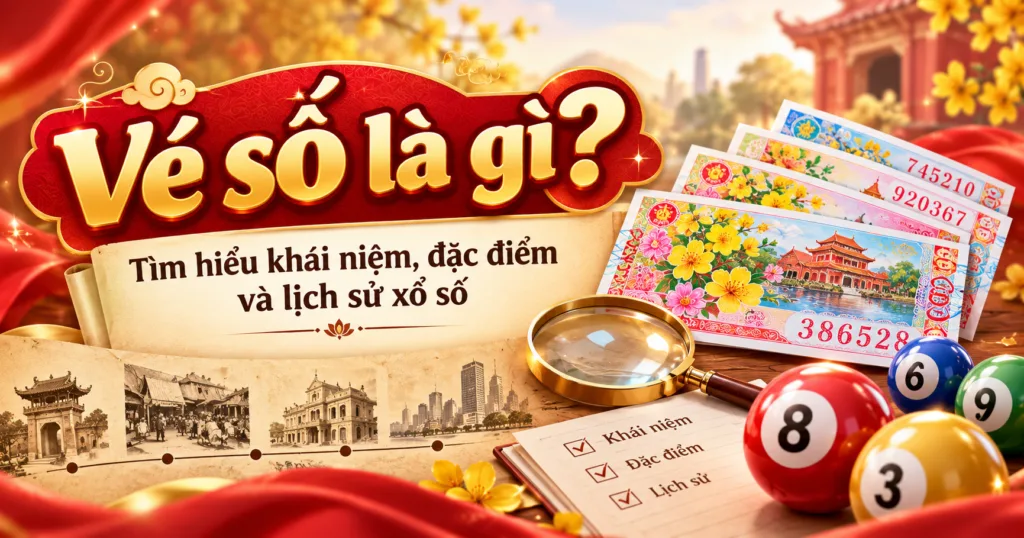 Vé số là gì? Tìm hiểu khái niệm, đặc điểm và lịch sử xổ số